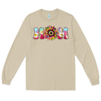Mushroom Tie dye sunflower Mom Mother's Day Long Sleeve Tee - HowdyJamesFarm
