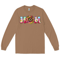 Toasted Coconut Tie dye sunflower Mom Mother's Day Long Sleeve Tee - HowdyJamesFarm