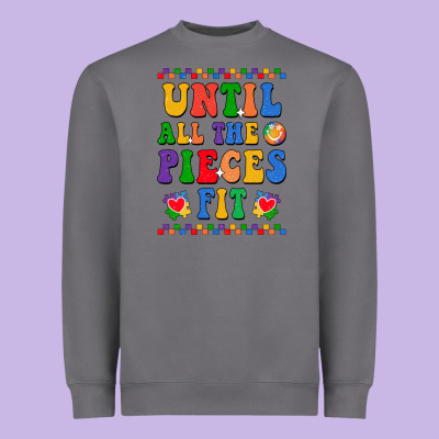 Until All The Pieces Fit Heavyweight Sweatshirt Designed By Cowhidedigitalart
