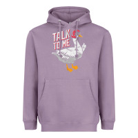 Lavender Talk To Me- Funny Goose Tee- Funny Goose Gifts Premium Heavyweight Hoodie - minhPixels