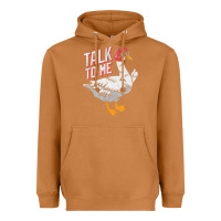 Meerkat Talk To Me- Funny Goose Tee- Funny Goose Gifts Premium Heavyweight Hoodie - minhPixels