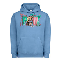 Pigment Pebble Blue pcu Urban Hoodie - AdoDesignShop