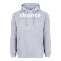 Heather Grey Chonce Definition We Took A Chonce Risk Lover Gift Heavyweight Hoodie - minhPixels