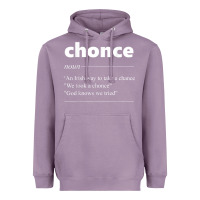 Lavender Chonce Definition We Took A Chonce Risk Lover Gift Heavyweight Hoodie - minhPixels