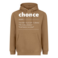 Toasted Coconut Chonce Definition We Took A Chonce Risk Lover Gift Heavyweight Hoodie - minhPixels