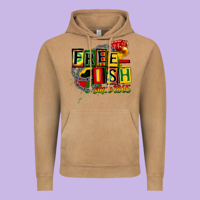 Free Ish Since 1865 Vintage Hoodie Designed By Cowgirlartshop