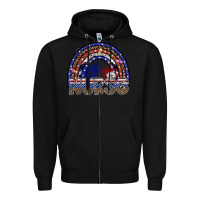 Black american nurse Zipper Hoodie - SublimationCraftShop