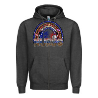 Charcoal Heather american nurse Zipper Hoodie - SublimationCraftShop