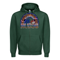 Sports Green american nurse Zipper Hoodie - SublimationCraftShop