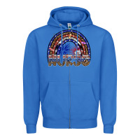 True Royal american nurse Zipper Hoodie - SublimationCraftShop