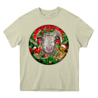 Mossy christmas rambouillet sheep Heavy Core Tee - LillyAllenDesigns