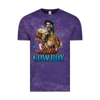 Cloud Purple Little Cowboy Midilli Horse kid boy Vintage Tee - HowdyJamesFarm