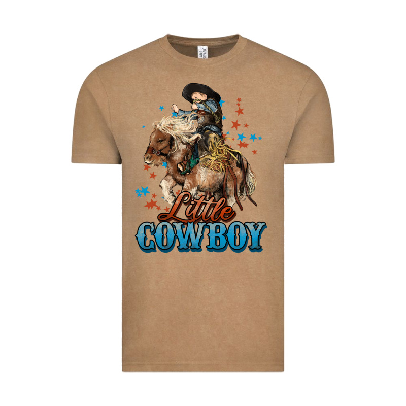 Little Cowboy Midilli Horse Kid Boy Vintage Tee by HowdyJamesFarm | Teevron