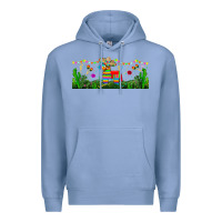 Colony Blue pinata libbey glass Premium Hoodie - BundleAndBundleShop