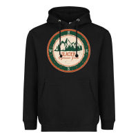 Black Glacier National Park Heavyweight Hoodie - minhPixels