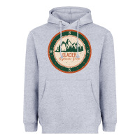 Heather Grey Glacier National Park Heavyweight Hoodie - minhPixels