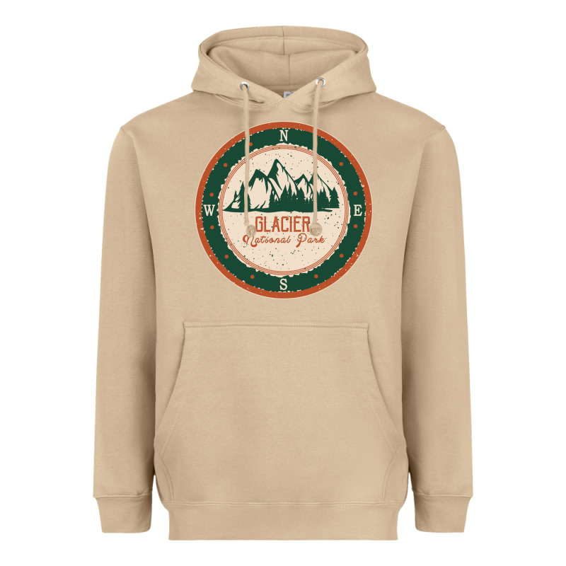 Glacier National Park Heavyweight Hoodie by minhPixels | Teevron