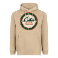 Mushroom Glacier National Park Heavyweight Hoodie - minhPixels