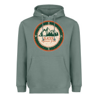 Sage Glacier National Park Heavyweight Hoodie - minhPixels