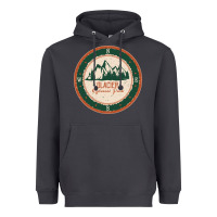 Smoke Glacier National Park Heavyweight Hoodie - minhPixels
