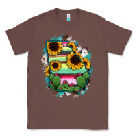 Chestnut Georgia Map Sunflower Cactus Serape Classic Tee - RanaPortraitStore