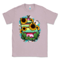 Lilac Georgia Map Sunflower Cactus Serape Classic Tee - RanaPortraitStore