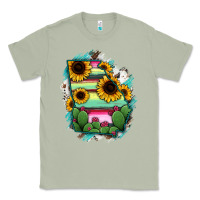 Matcha Georgia Map Sunflower Cactus Serape Classic Tee - RanaPortraitStore