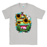 Moon Dust Georgia Map Sunflower Cactus Serape Classic Tee - RanaPortraitStore