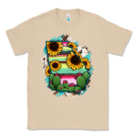 Mushroom Georgia Map Sunflower Cactus Serape Classic Tee - RanaPortraitStore