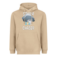 Mushroom Kids Storm Chaser Boys Storm Hunter Tornado Gift Heavyweight Hoodie - minhPixels