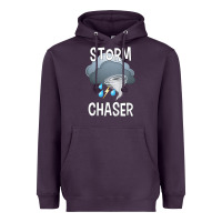 Plum Kids Storm Chaser Boys Storm Hunter Tornado Gift Heavyweight Hoodie - minhPixels