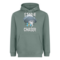 Sage Kids Storm Chaser Boys Storm Hunter Tornado Gift Heavyweight Hoodie - minhPixels