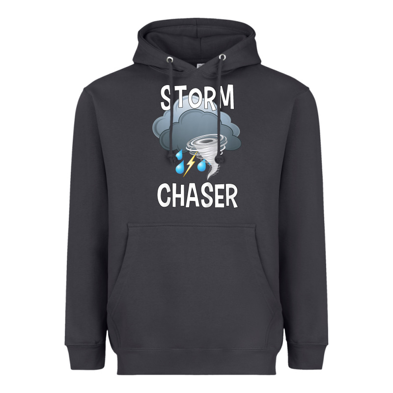 Kids Storm Chaser Boys Storm Hunter Tornado Gift Heavyweight Hoodie by minhPixels | Teevron