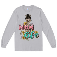 Moon Dust Mom life with skull Mother's Day Long Sleeve Tee - CowGirlArtShop