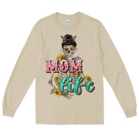Mushroom Mom life with skull Mother's Day Long Sleeve Tee - CowGirlArtShop