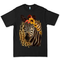 Black Zebra With Sunflowers Premium Tee - Bettercallsaul