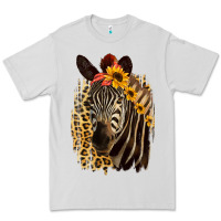 Dove Grey Zebra With Sunflowers Premium Tee - Bettercallsaul