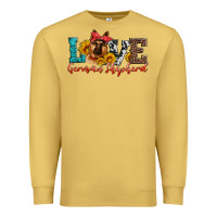 Antique Gold love german shepherd Premium Sweatshirt - Artiststas