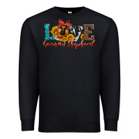Black love german shepherd Premium Sweatshirt - Artiststas