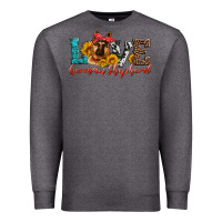 Charcoal Heather love german shepherd Premium Sweatshirt - Artiststas