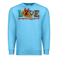Ocean Blue love german shepherd Premium Sweatshirt - Artiststas