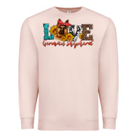 Pale Pink love german shepherd Premium Sweatshirt - Artiststas