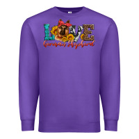 Purple love german shepherd Premium Sweatshirt - Artiststas