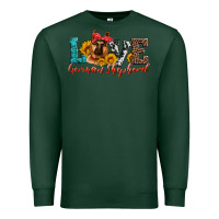Sports Green love german shepherd Premium Sweatshirt - Artiststas