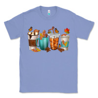 Colony Blue Thankful Coffee Cups Classic Tee - texasbilliewilder