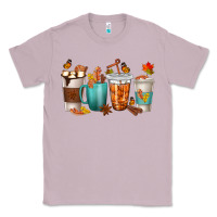 Lilac Thankful Coffee Cups Classic Tee - texasbilliewilder
