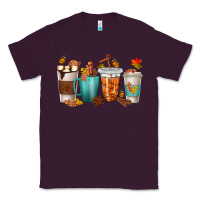 Plum Thankful Coffee Cups Classic Tee - texasbilliewilder
