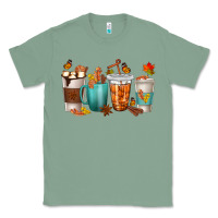 Sage Thankful Coffee Cups Classic Tee - texasbilliewilder