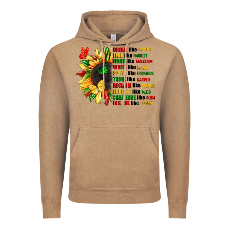 Dream Like Martin Juneteenth Vintage Hoodie by CowGirlArtShop | Teevron