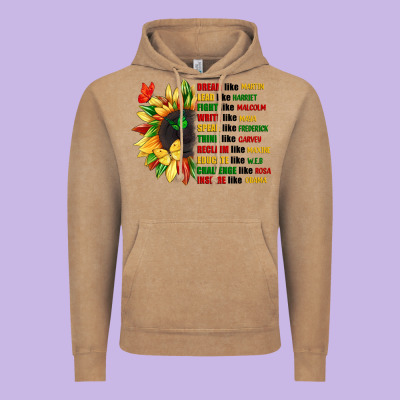 Dream Like Martin Juneteenth Vintage Hoodie Designed By Cowgirlartshop